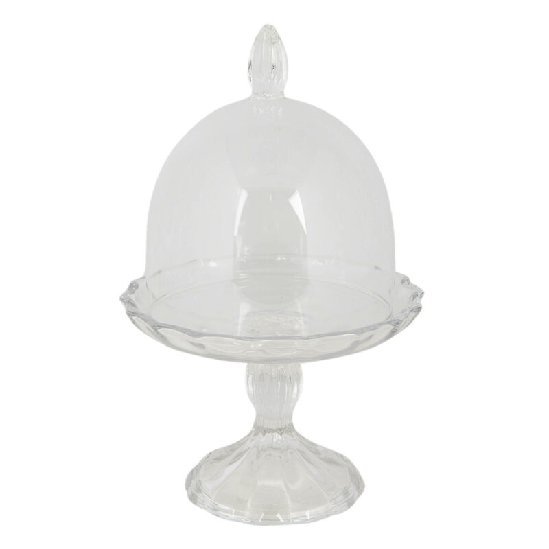 Glasglocke transparent Landhausstil